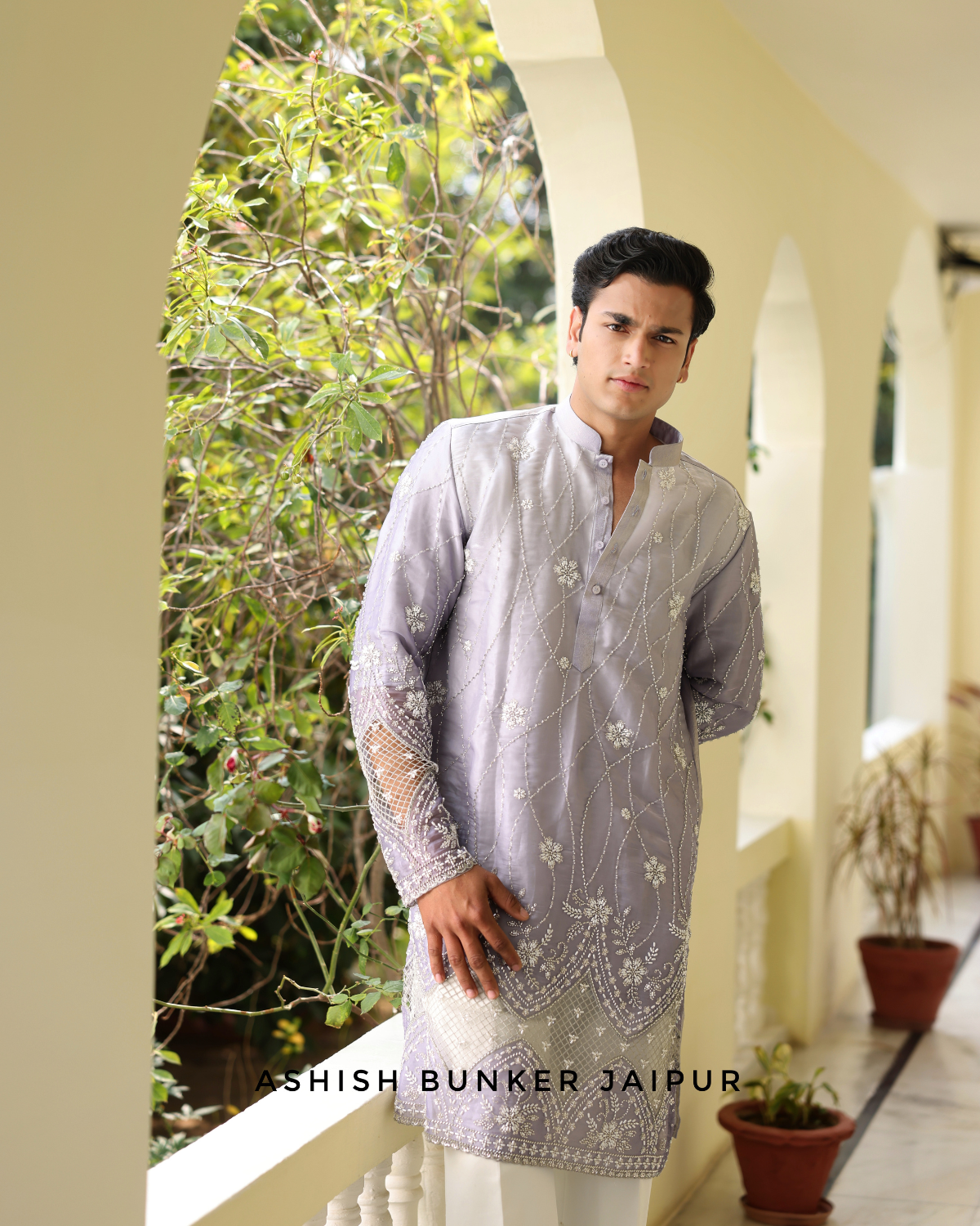 lavender kurta (Pratibimb)