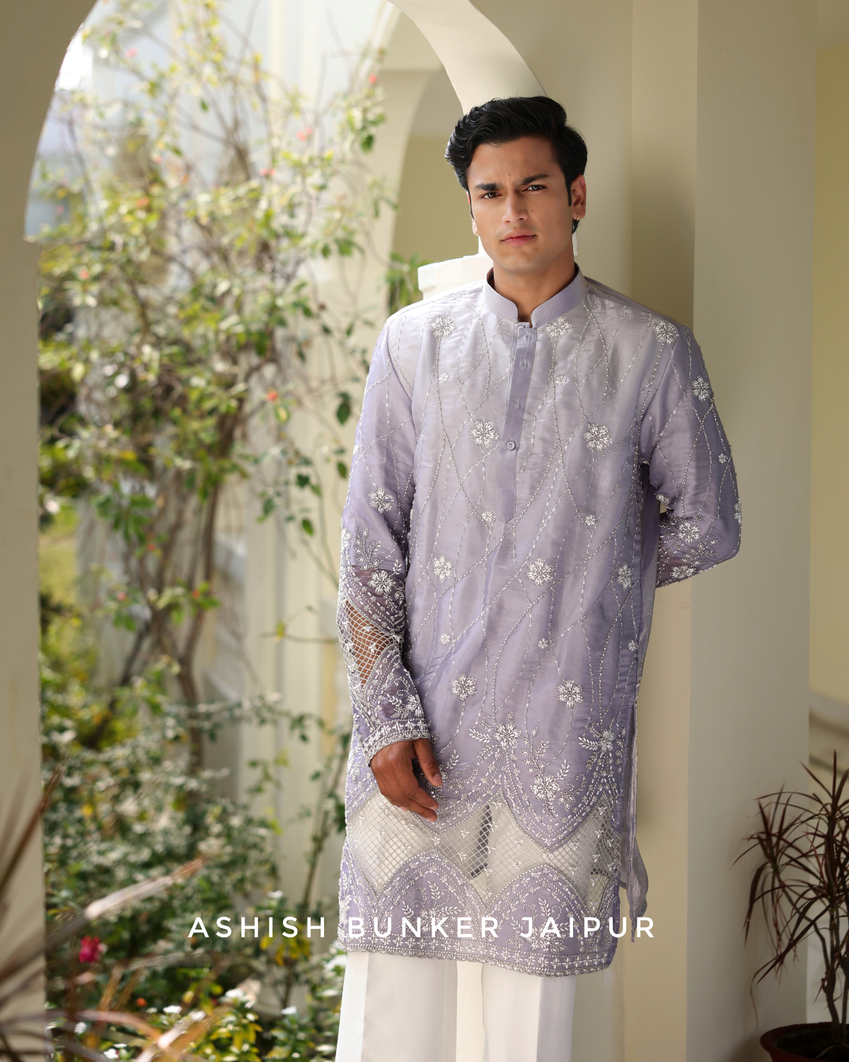 lavender kurta (Pratibimb)