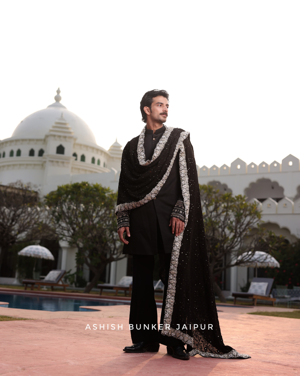 Hand Embroidery Sherwani