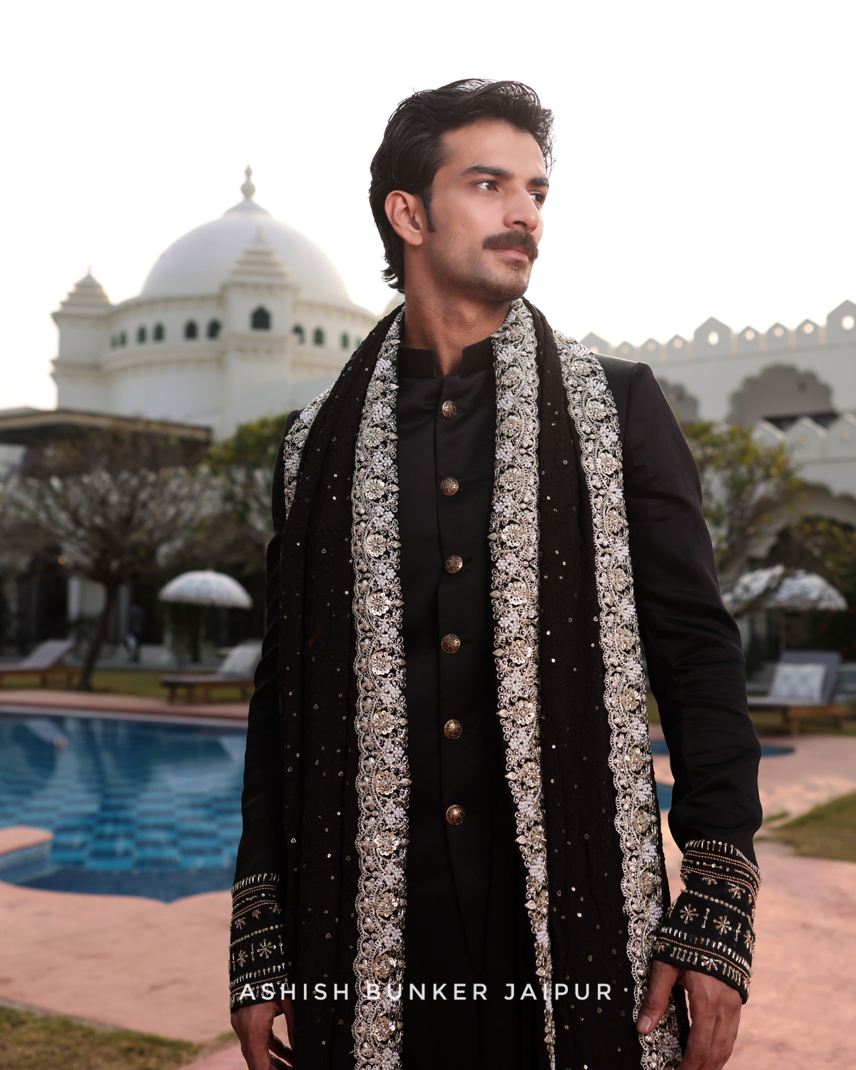 Hand Embroidery Sherwani
