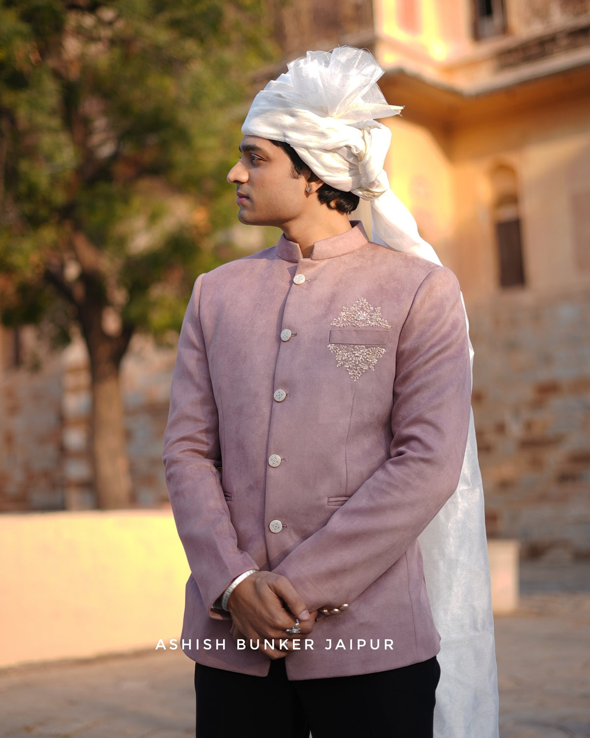 Soft Peach Jodhpuri