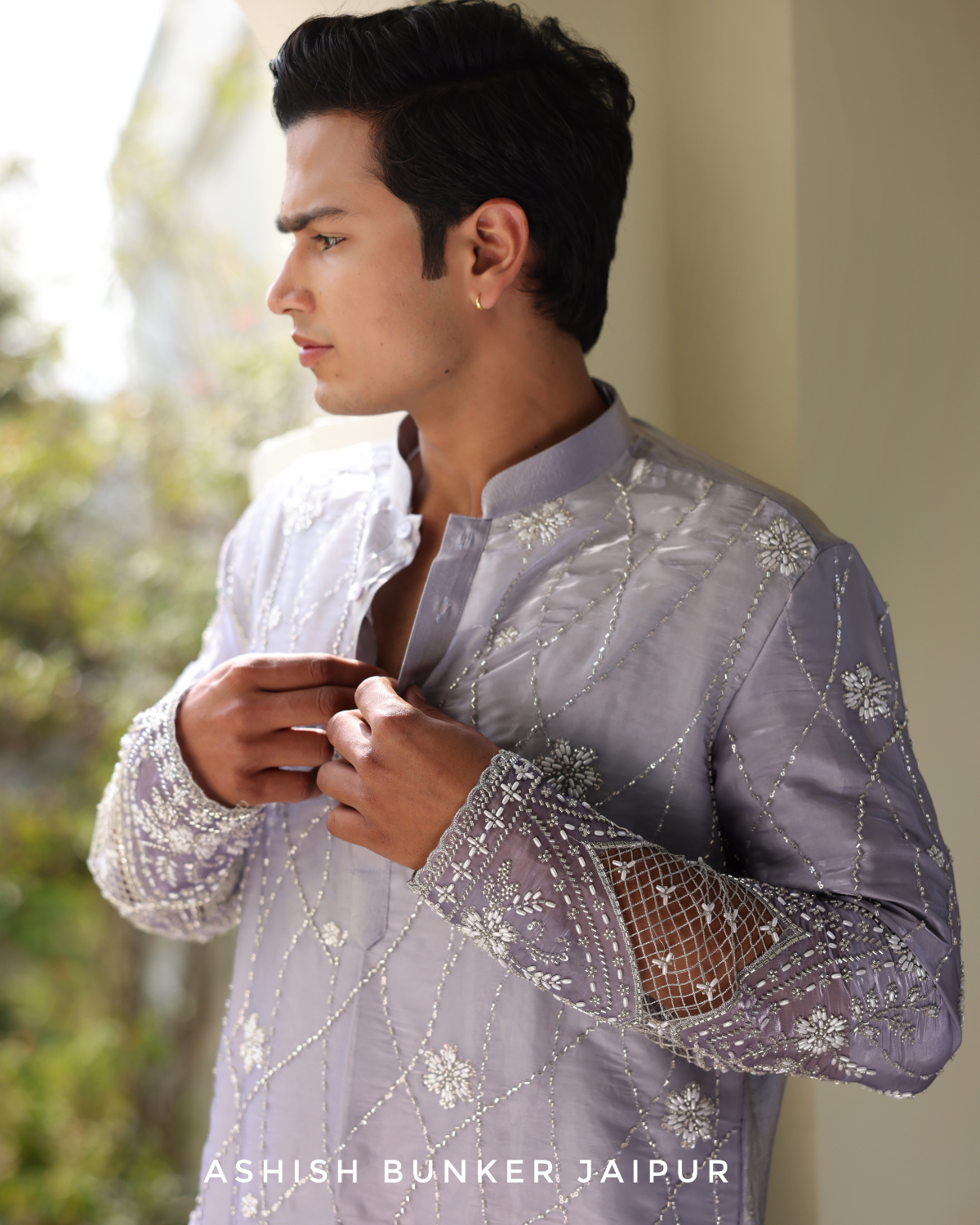 lavender kurta (Pratibimb)